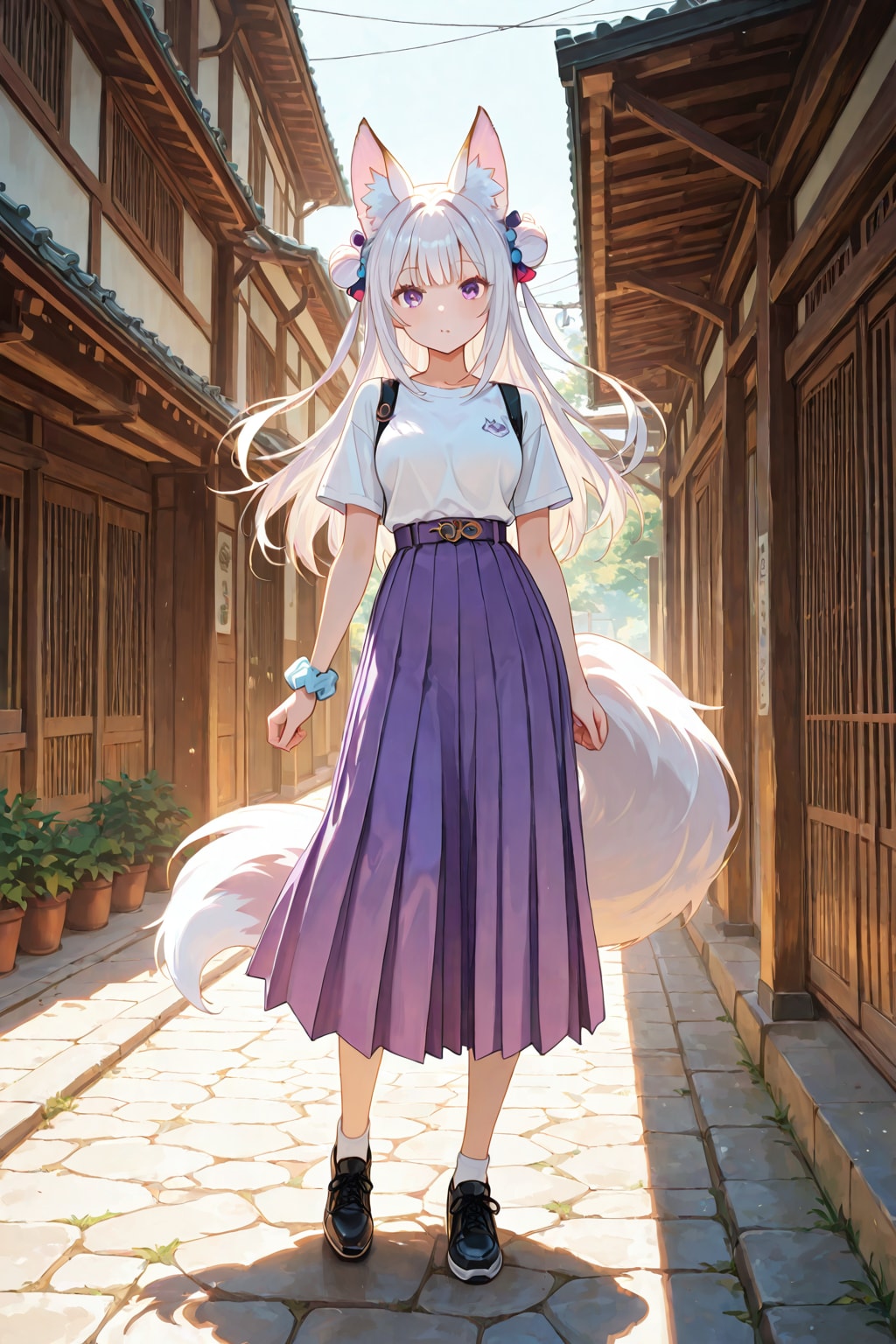 Silver haired Kemonomimi
