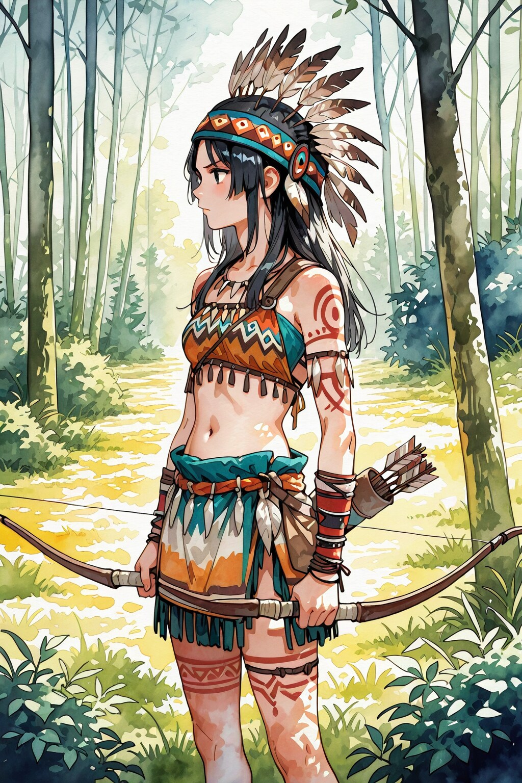 大草原の空の下１１９ | の人気AIイラスト・グラビア