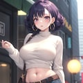 V4Bへそピお姉さん 3枚目