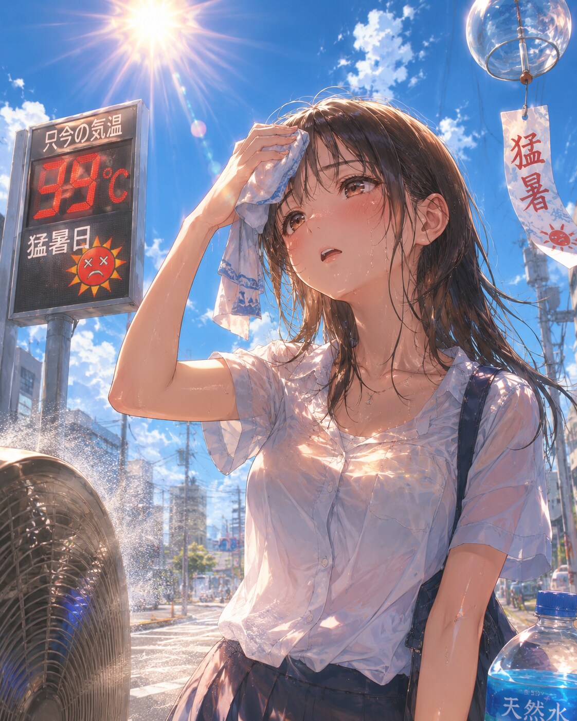 猛暑