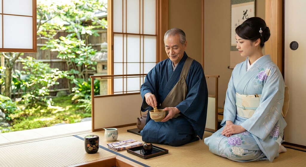 純和風喫茶、カリスマ ティーソムリエサービス