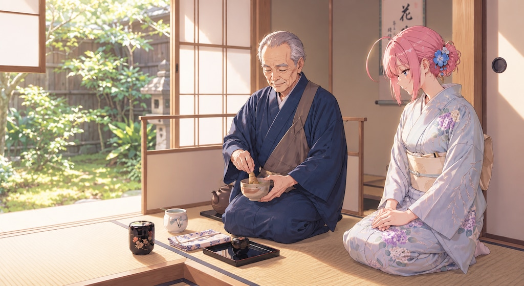 純和風喫茶、カリスマ ティーソムリエサービス