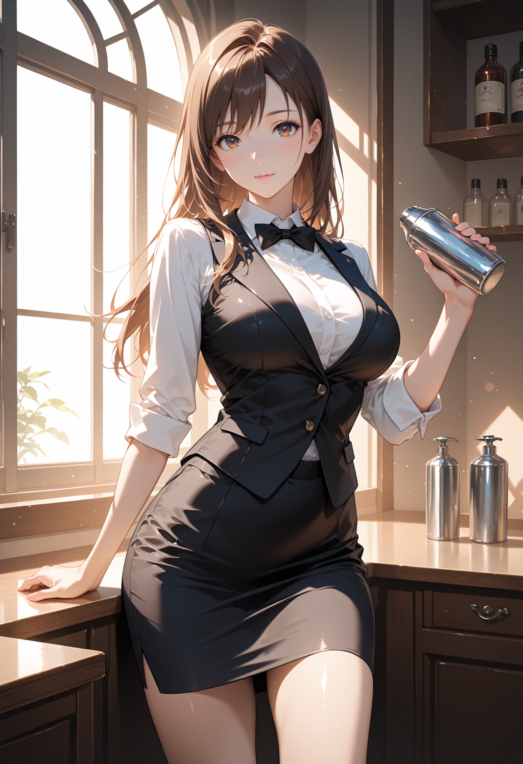 ステアせずシェイクで