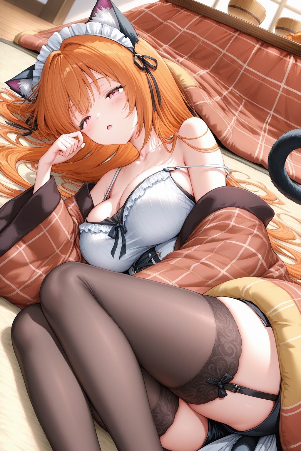 ネコはこたつで