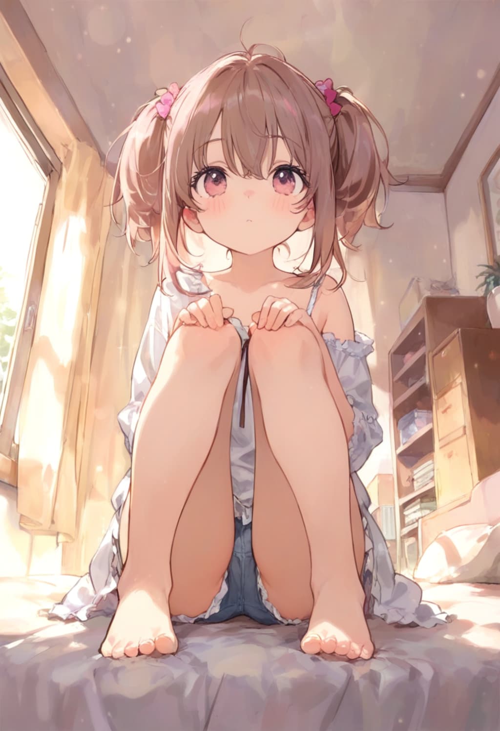 少女の部屋(水彩タッチ)(30)