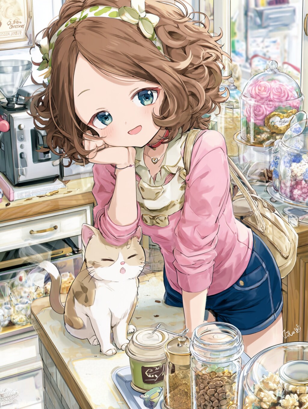 その肘、どいてくれないかニャ