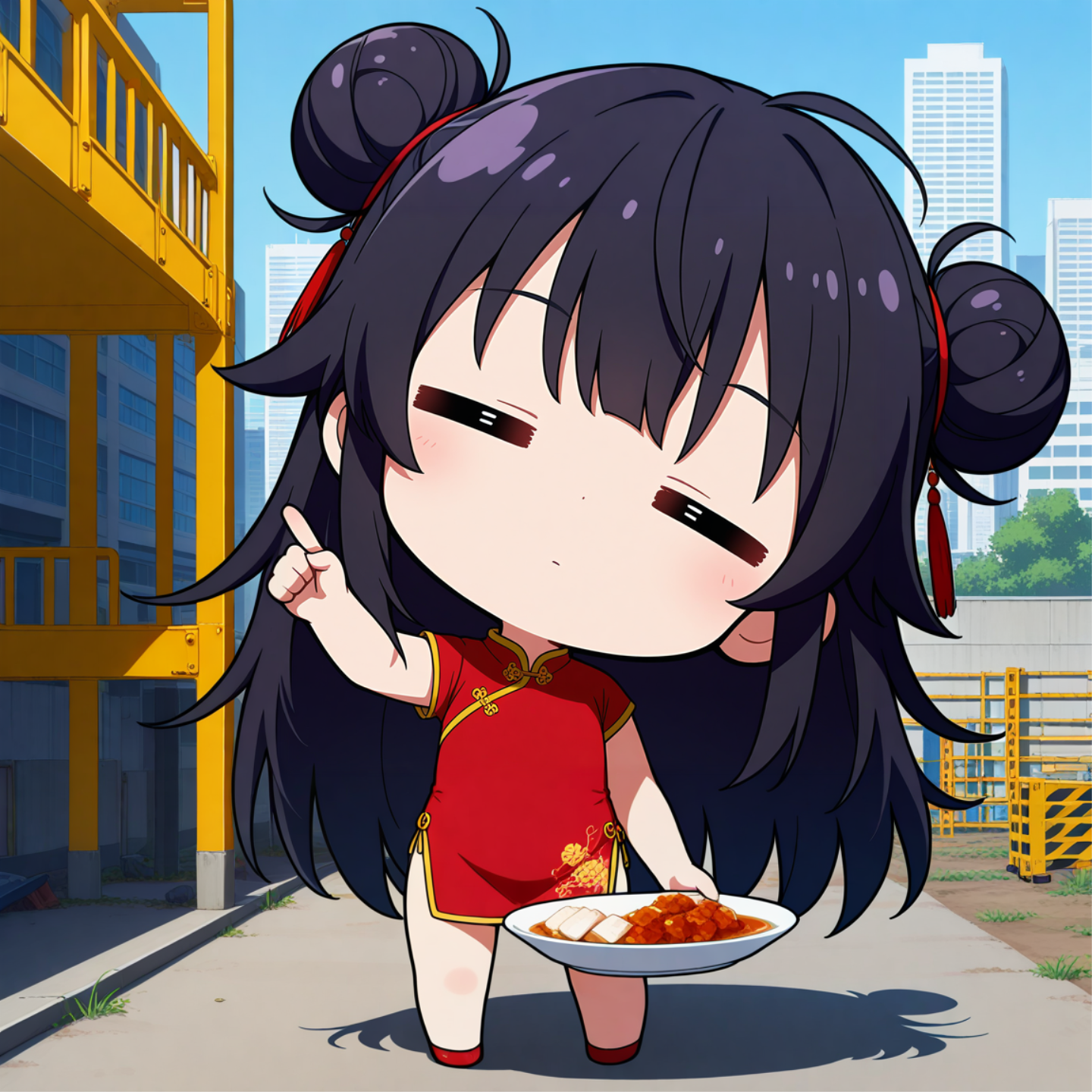 豆腐は麻婆豆腐、おからはビルへ | の人気AIイラスト・グラビア