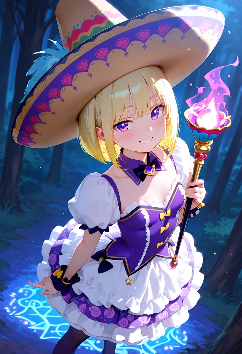 とんがり帽子のソンブレロ② | の人気AIイラスト・グラビア