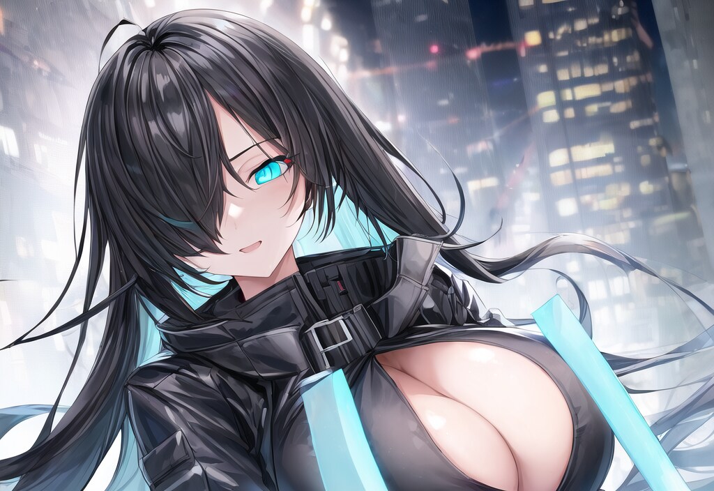 黒髪つり目お姉さん