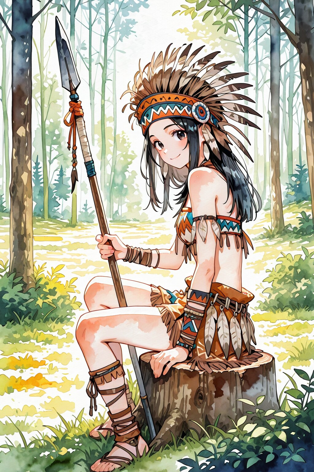 大草原の空の下１２１ | の人気AIイラスト・グラビア