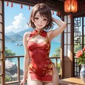 スクールアイドル⁉😅「星空凛 国立音ノ木坂学院一年生」チャイナ服Ver．【model：waiANIHENTAIPONYXL_v60 9枚目
