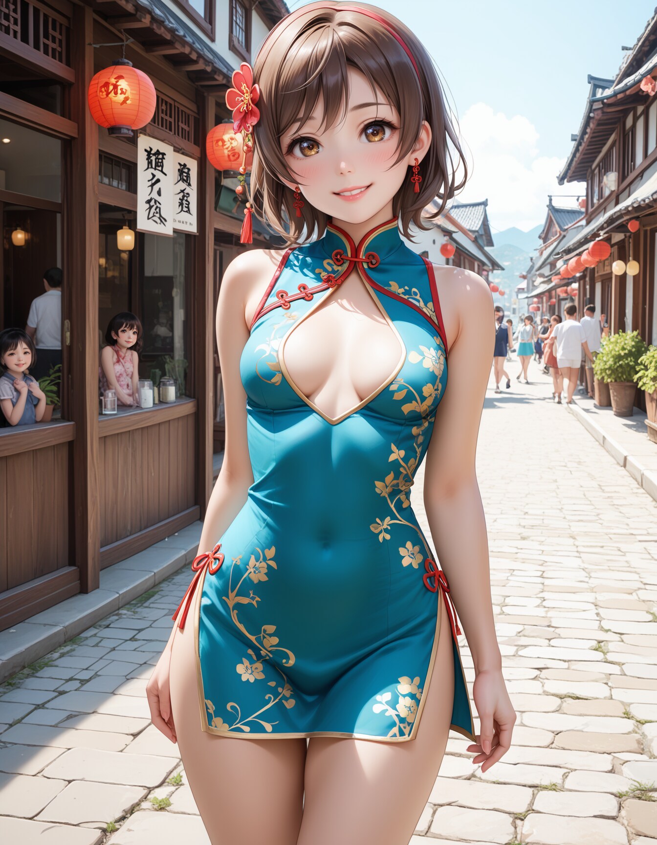 スクールアイドル⁉😅「星空凛 国立音ノ木坂学院一年生」チャイナ服Ver．【model：waiANIHENTAIPONYXL_v60