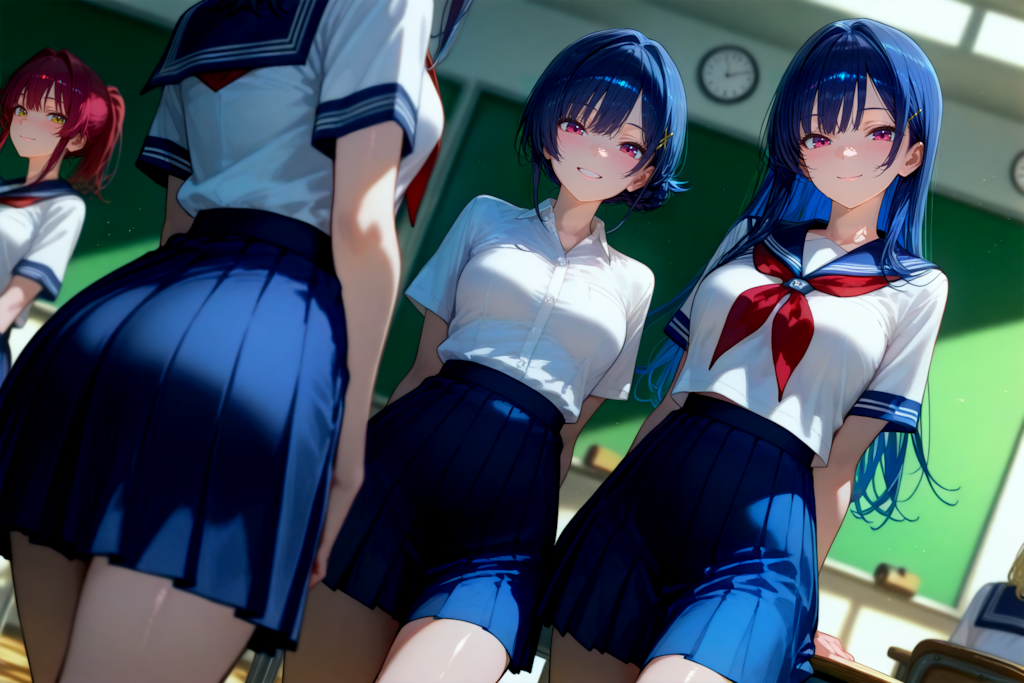 教室の少女たち