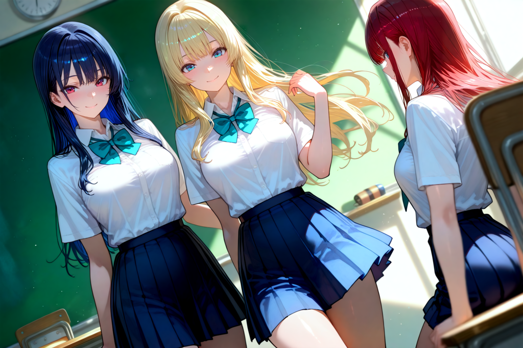 教室の少女たち