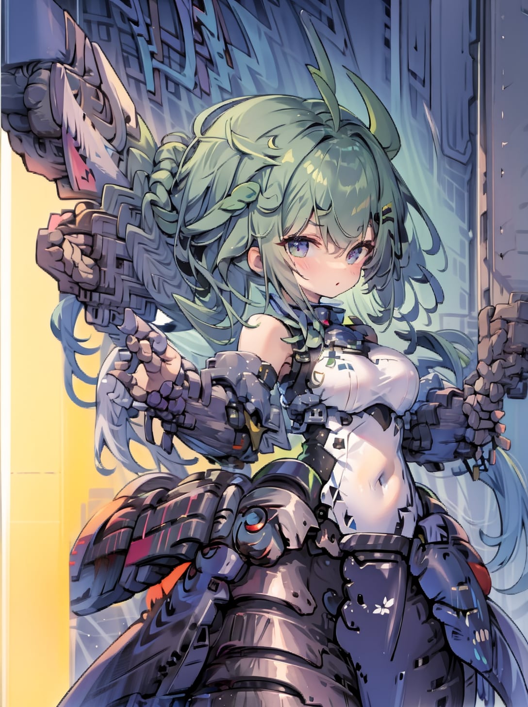 試験的メカ娘 | の人気AIイラスト・グラビア