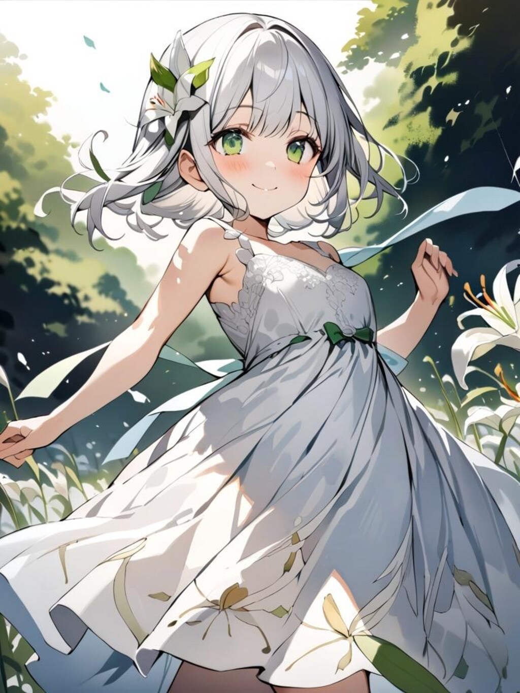 百合さん（白）　その１