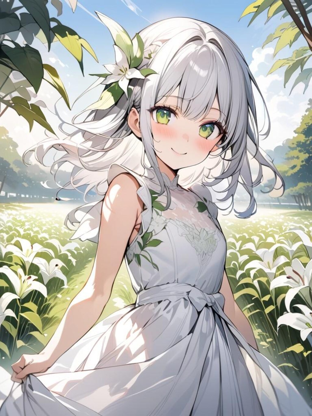 百合さん（白）　その１