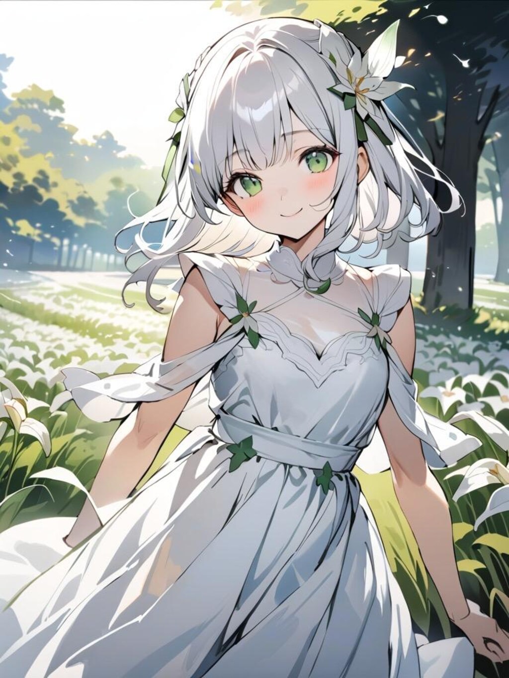 百合さん（白）　その１