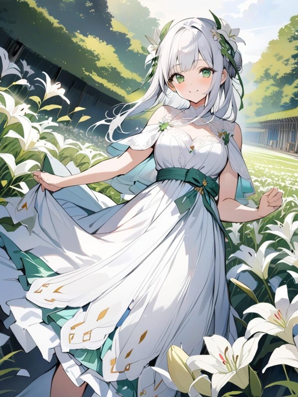 百合さん（白）　その１