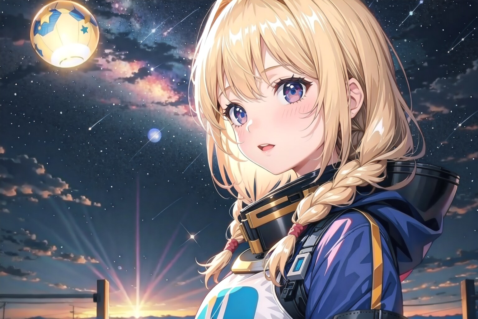 夜明け前の天体観測