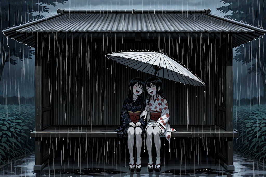 １傘の中にいっぱい