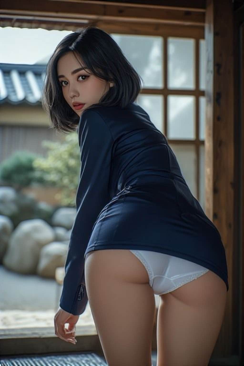 白いパンティーのCAと 〜天国と地獄の再会〜