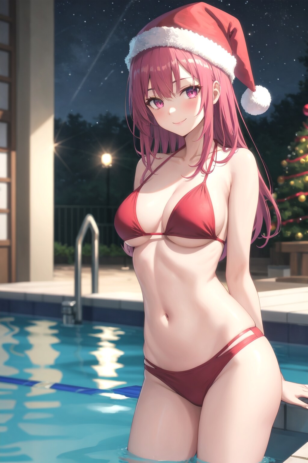 鈴樹瑞稀（17歳、ビキニでクリスマス）