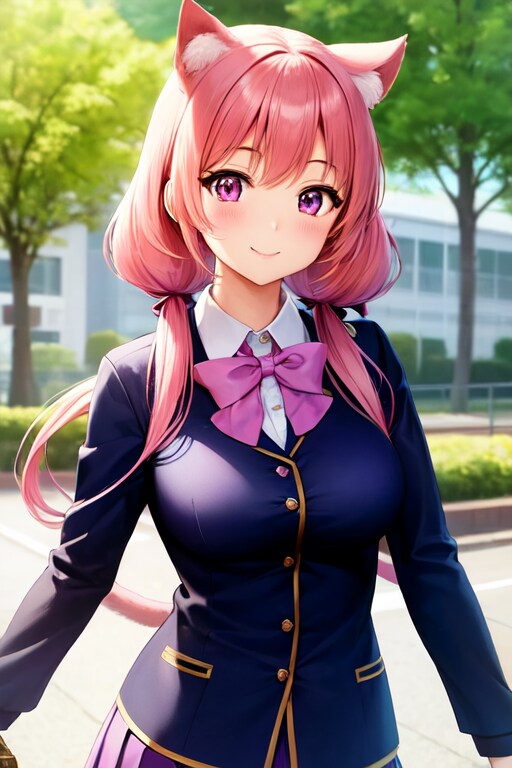 ピンクケモミミＪＫ