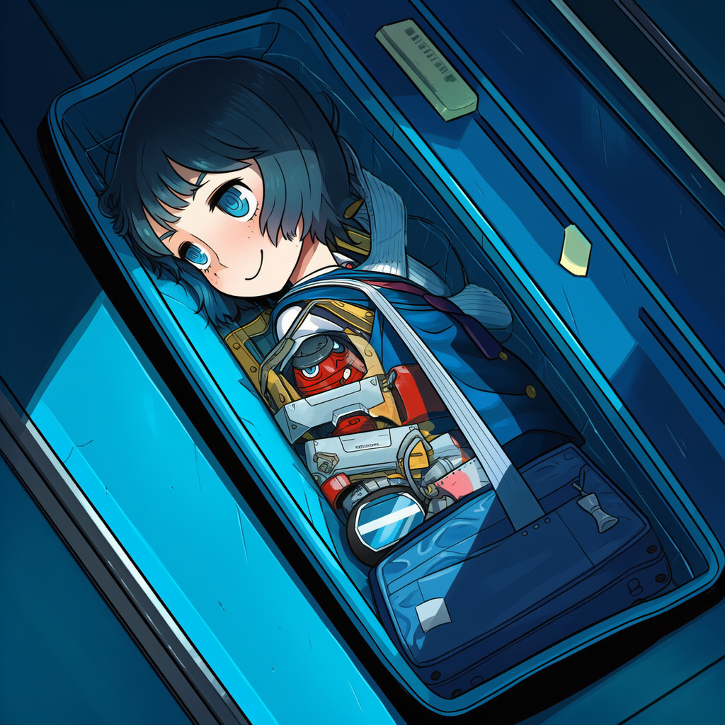 [がぞうあげます]　小型戦闘用アンドロイド搭載の鞄の中身