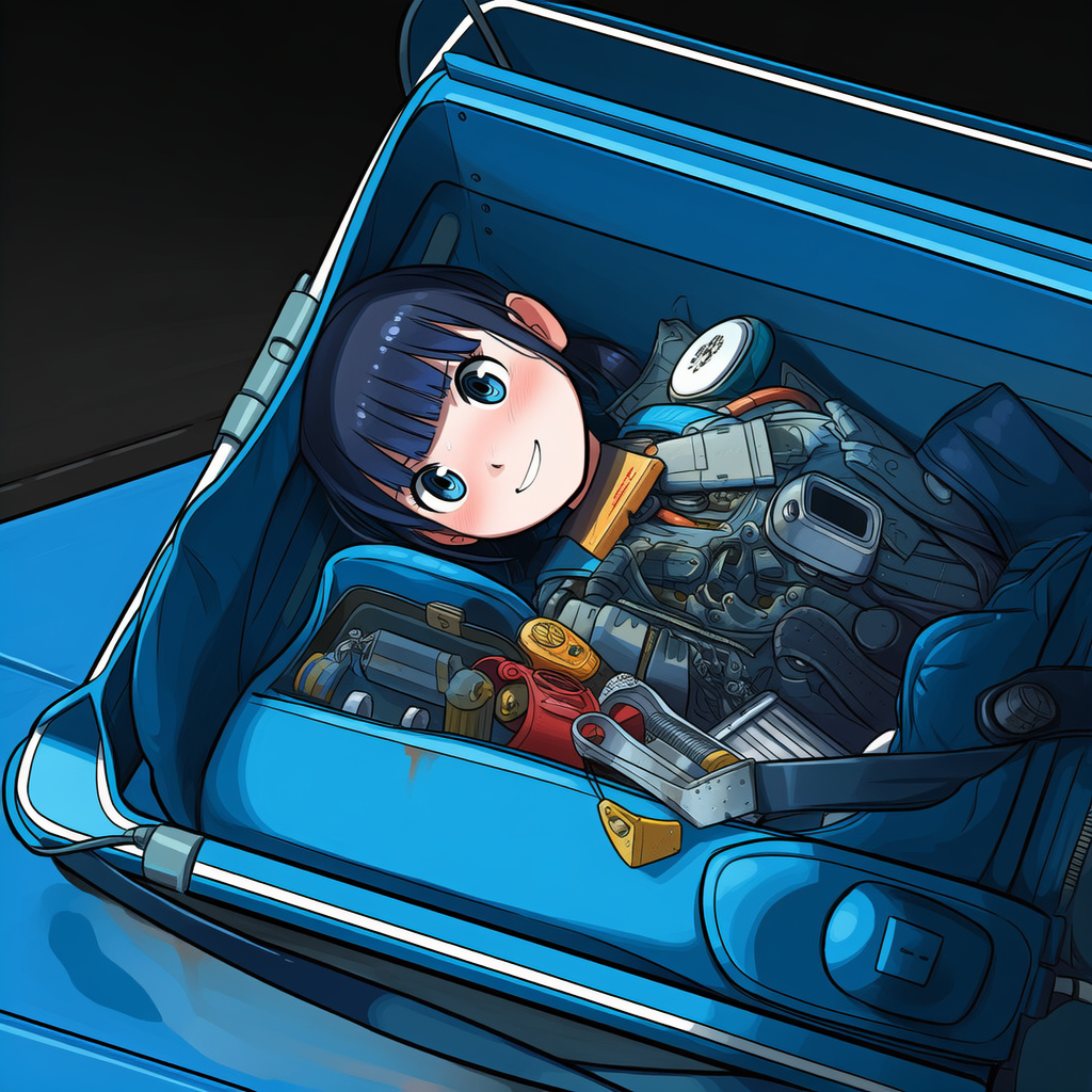 [がぞうあげます]　小型戦闘用アンドロイド搭載の鞄の中身