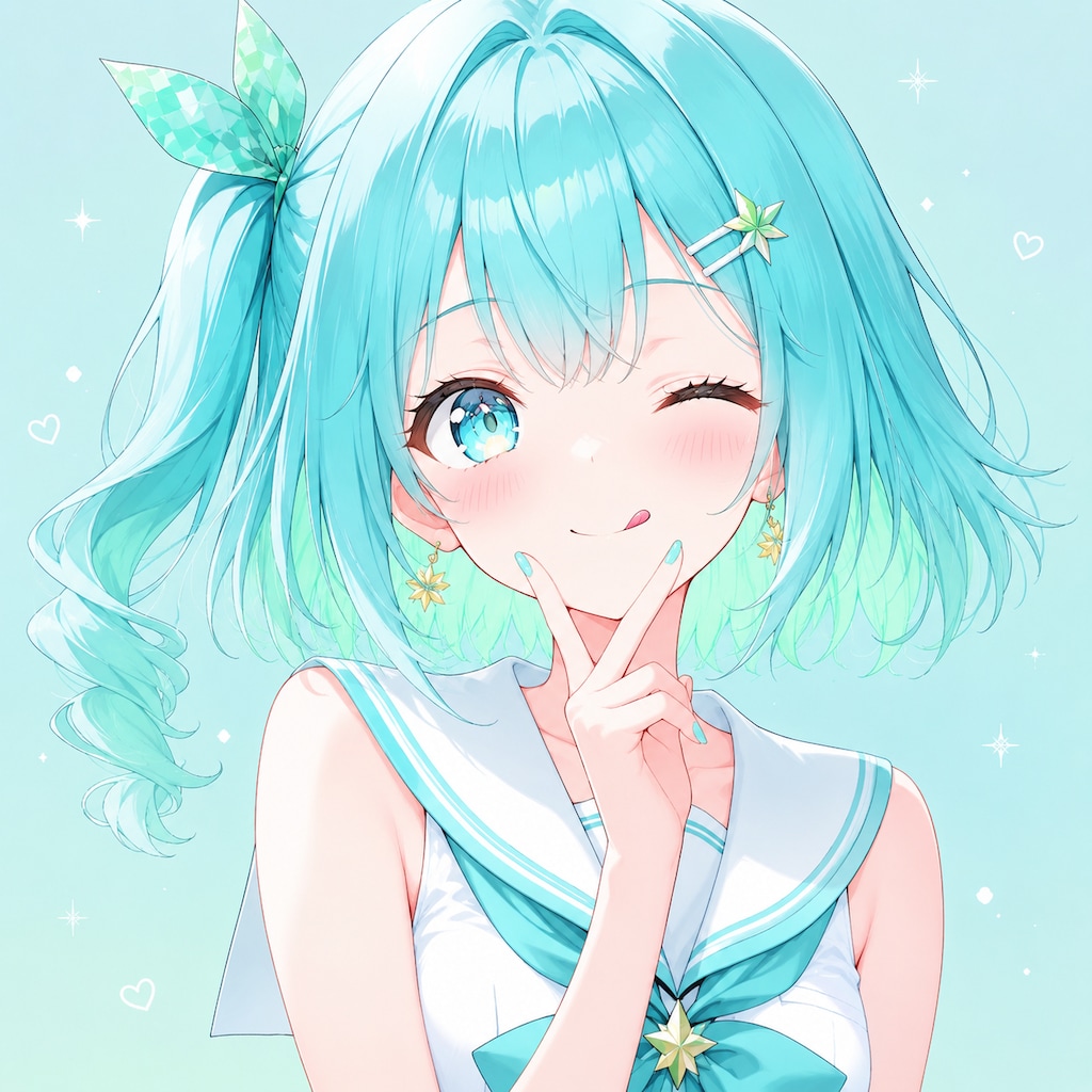 緑髪の少女