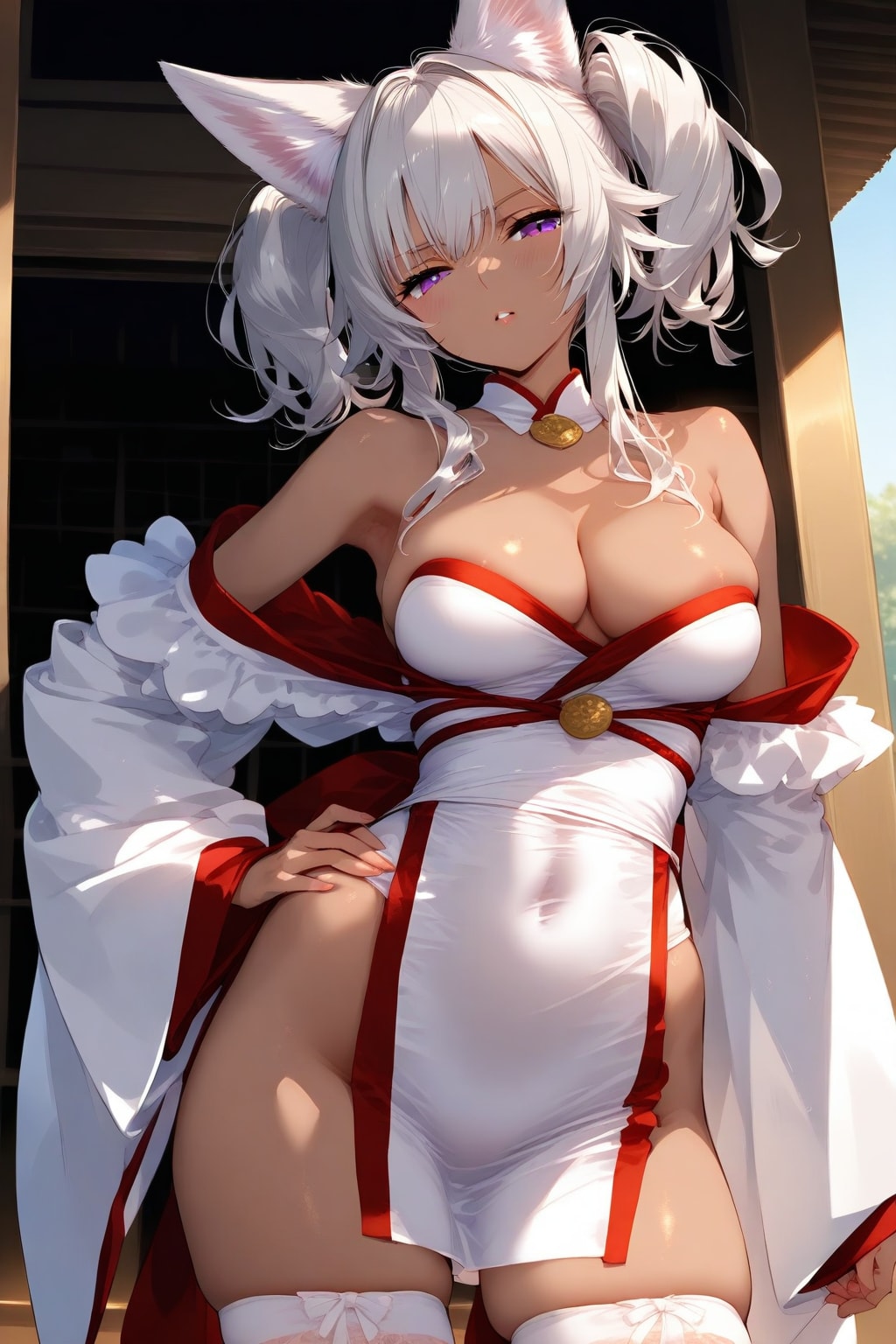 ジト目狐巫女