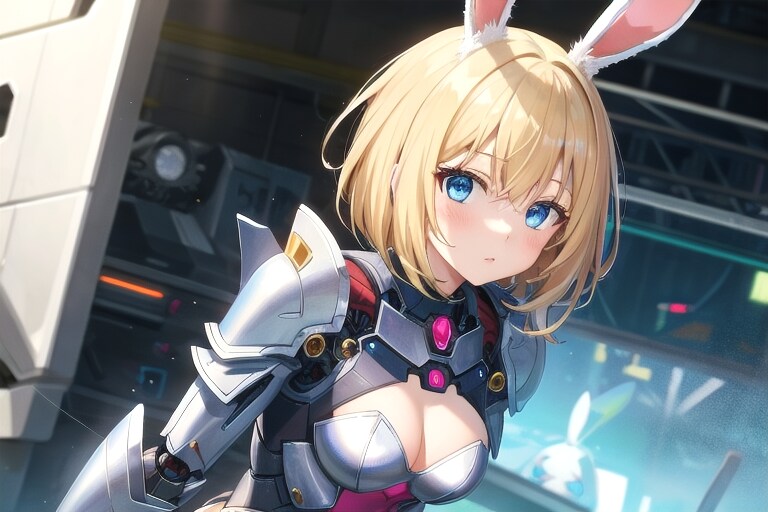 うさぎ型ロボッ娘