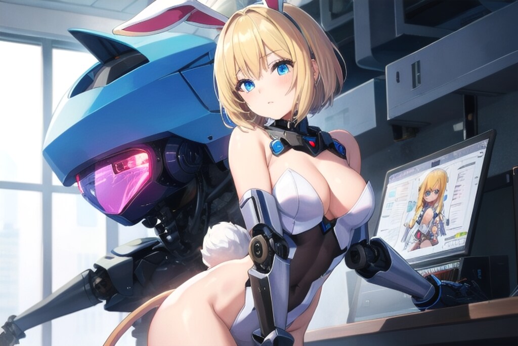 うさぎ型ロボッ娘