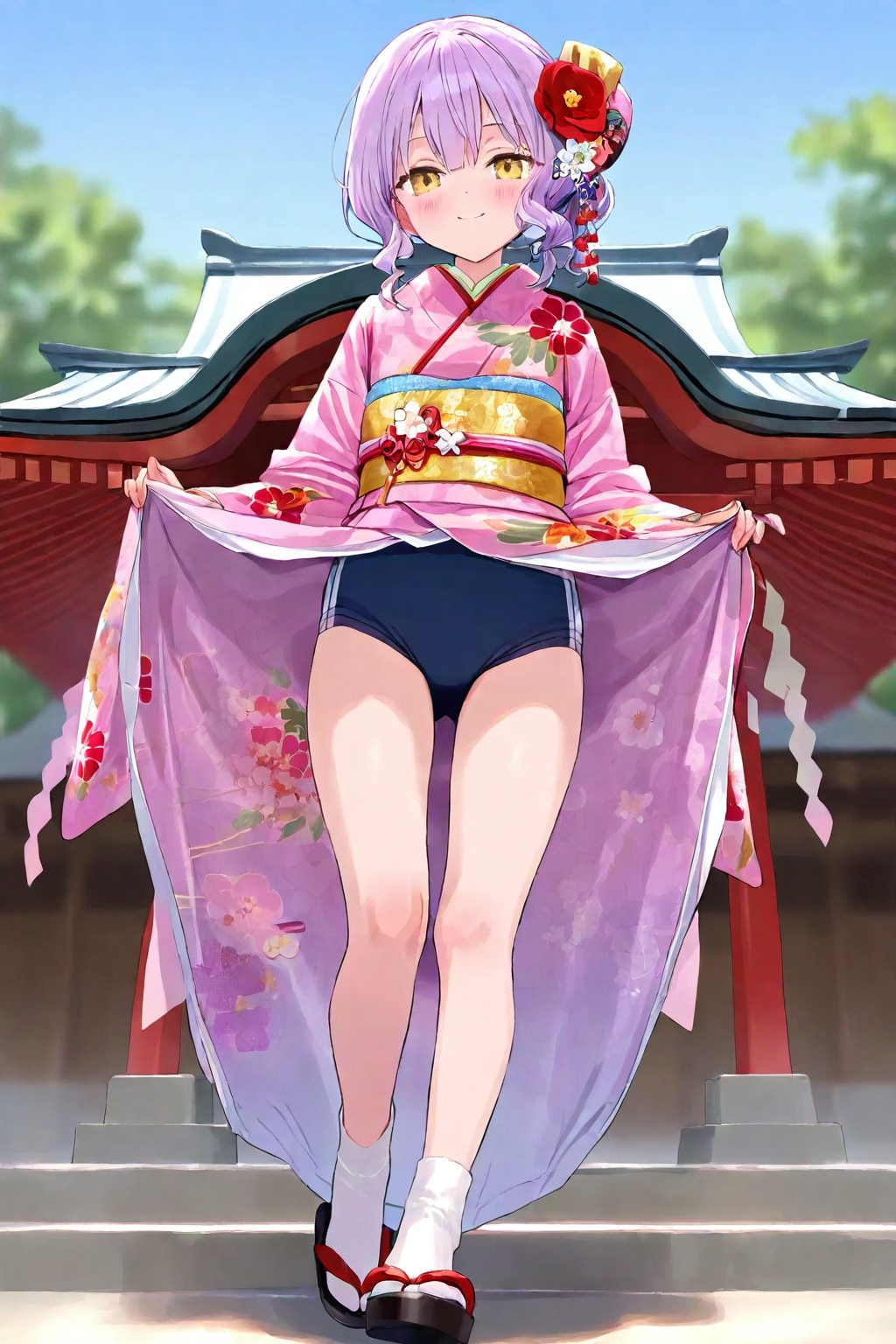 初詣和服ブルマ
