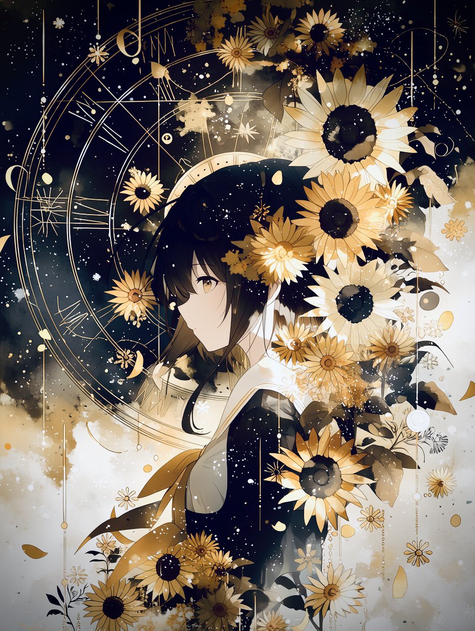 向日葵と神秘