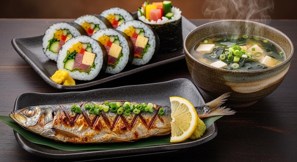 摩訶不思議食堂の恵方巻と鰯の節分膳