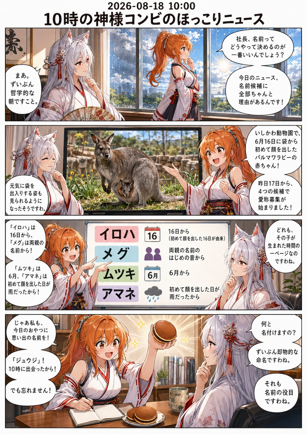 毎日漫画　10時　ほっこりニュース