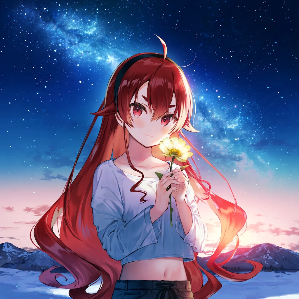 星空とエリス