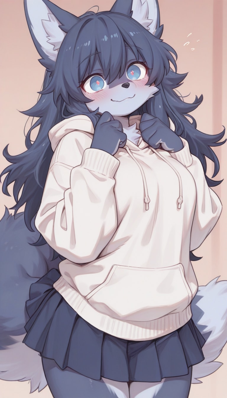 パーカーっ娘