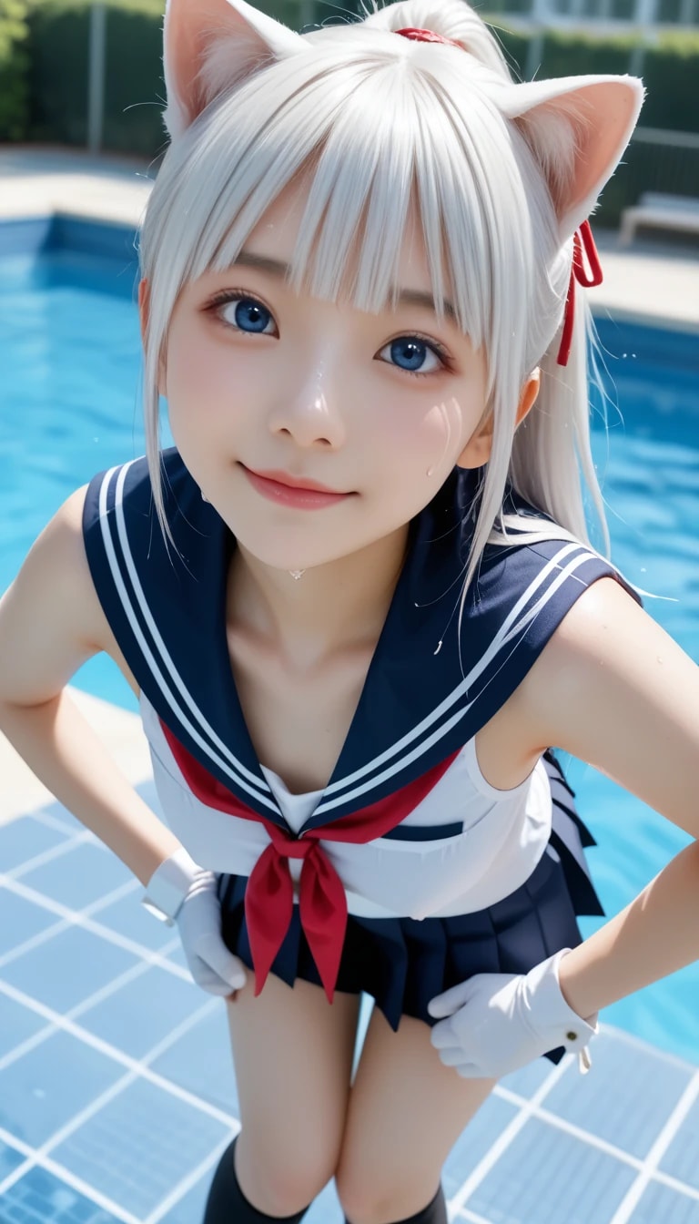 【極上スマイル猫耳コスプレ美少女】「もしも学校一の超絶美少女が、自分の恋人だったら…？そんな叶わぬハズの夢を、100%現実にしてくれる女の子の登場です！「つ、ついに…『本物の奇跡』が舞い降りました！白