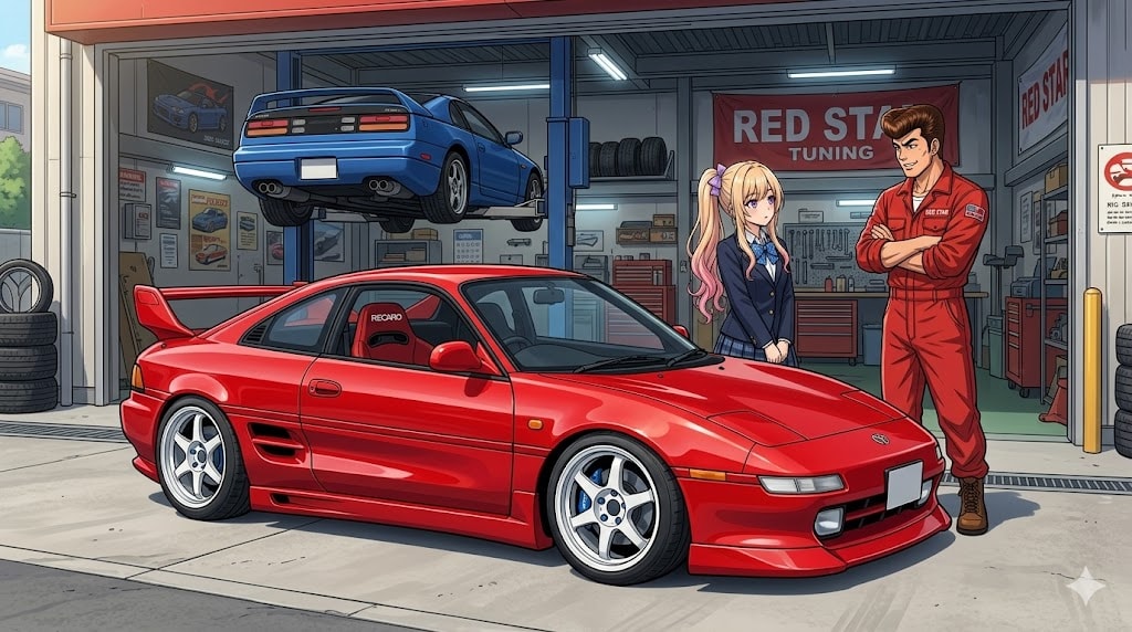 サイドポニーテールちゃんMR2 SW20 最終型 GT-S