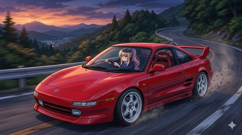 サイドポニーテールちゃんMR2 SW20 最終型 GT-S