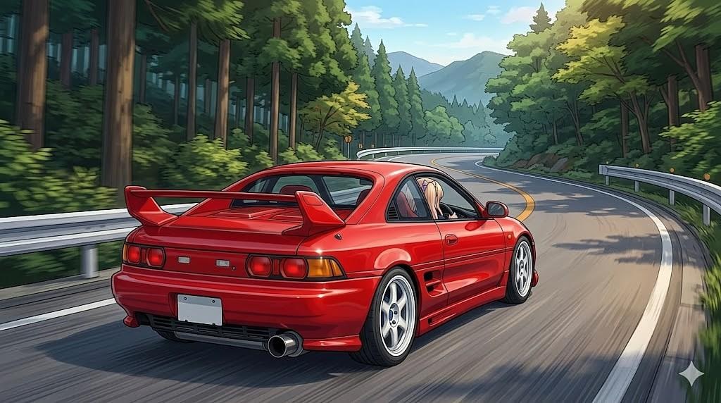 サイドポニーテールちゃんMR2 SW20 最終型 GT-S