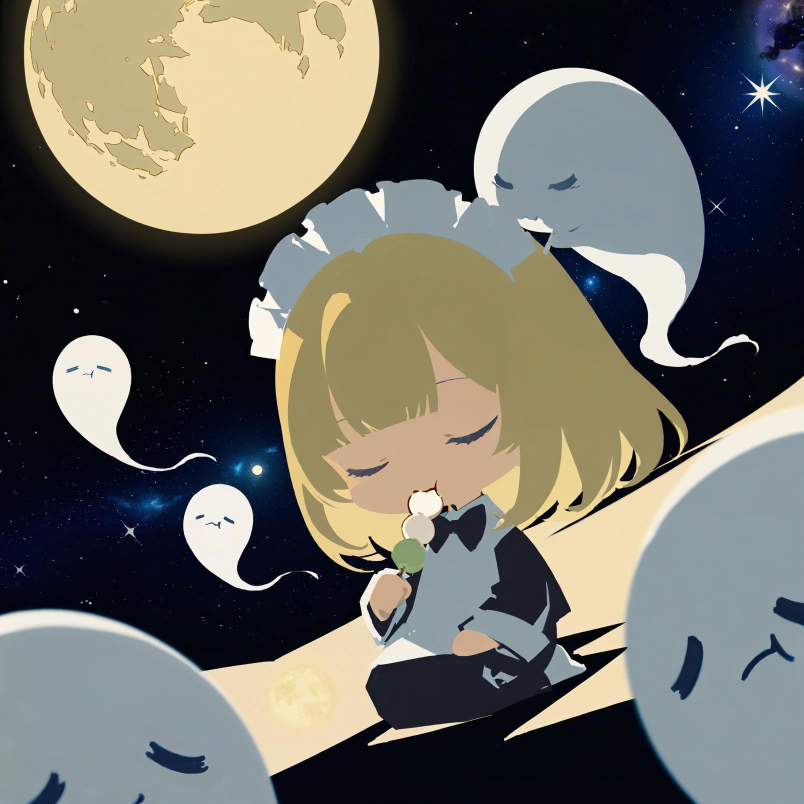 ✨( ˘ω˘)🍡👻✨ 🌕 | の人気AIイラスト・グラビア