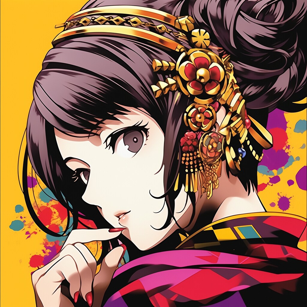 見返り美女