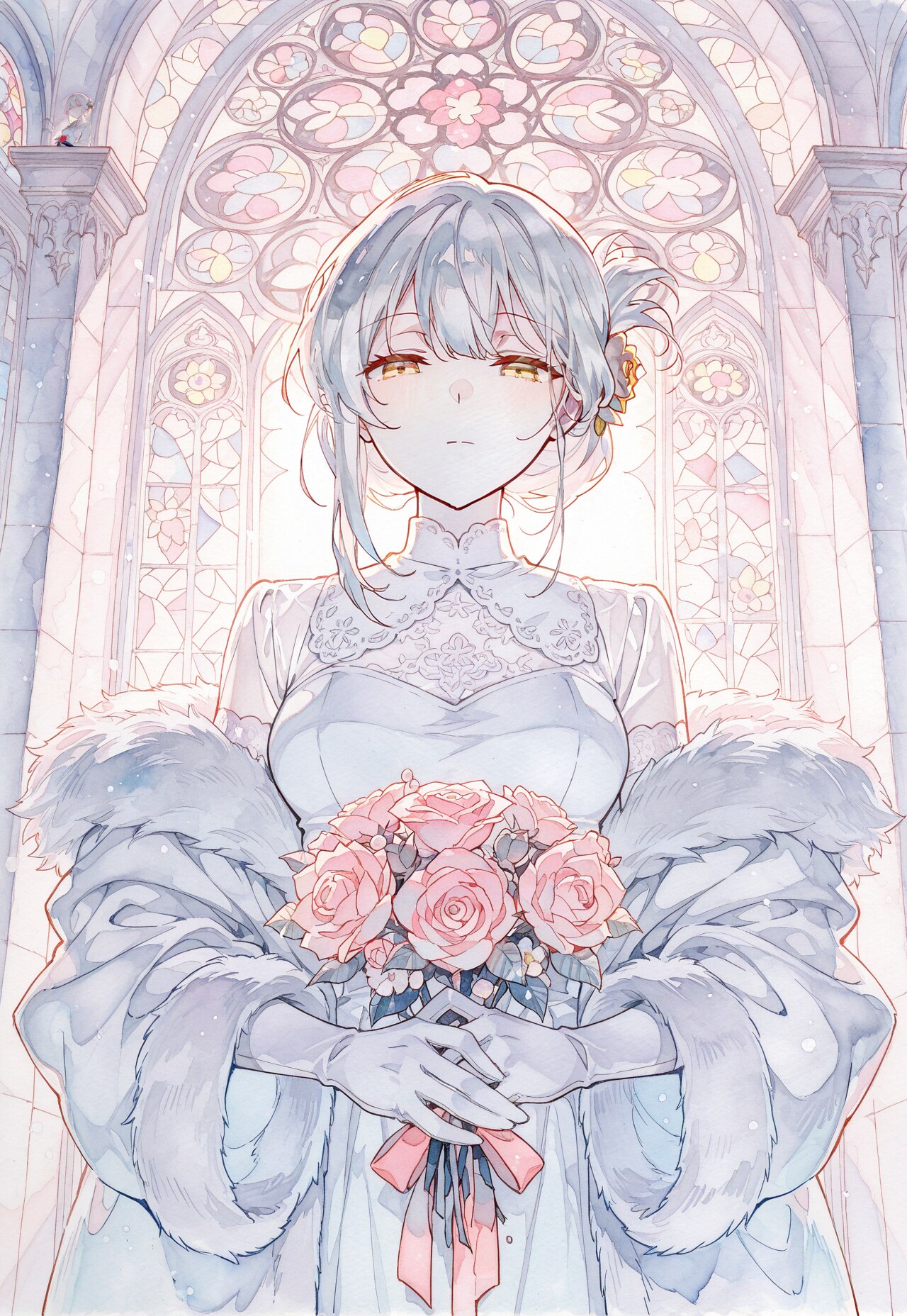 看板娘　flowers | の人気AIイラスト・グラビア