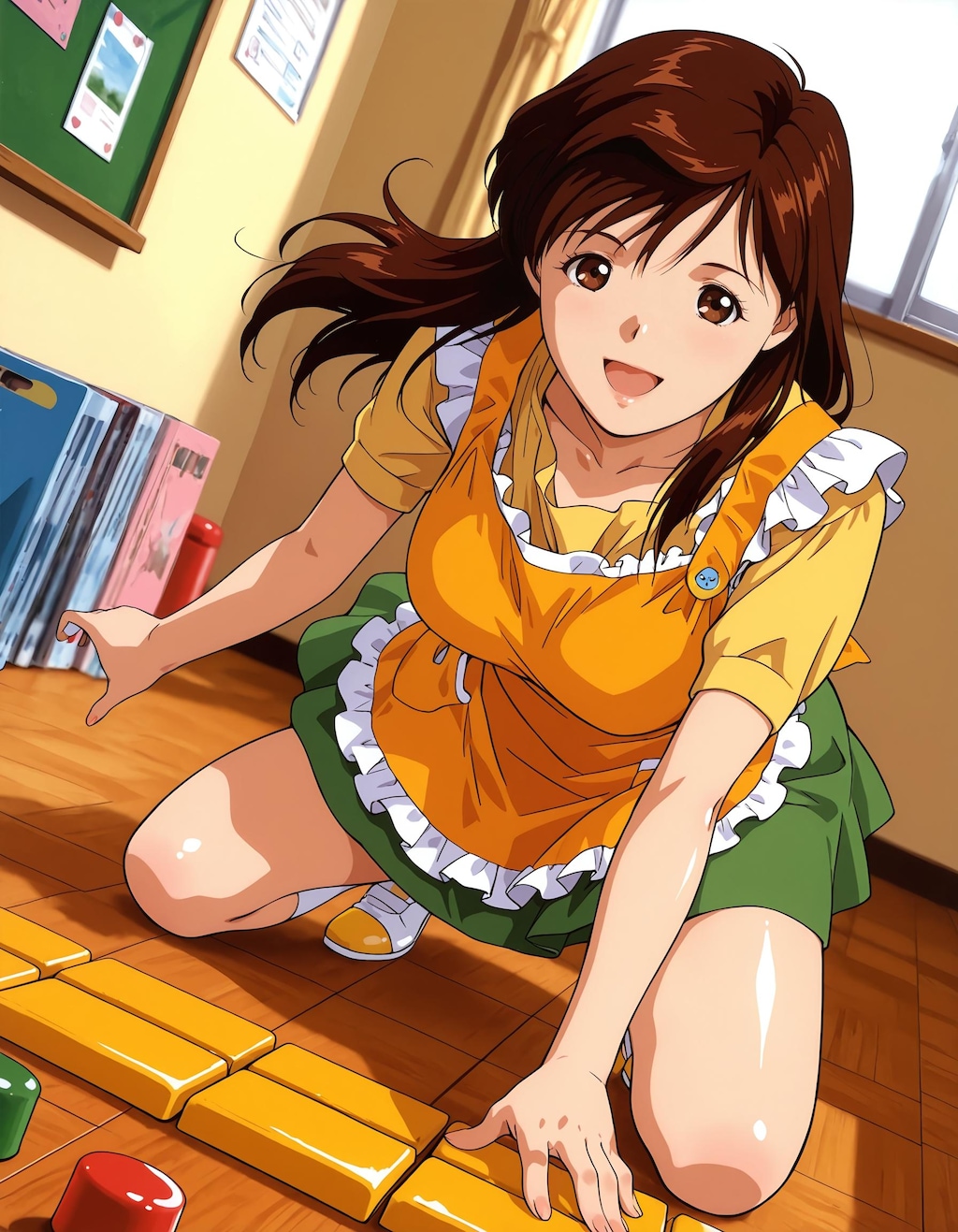 【スーパーリアル麻雀PⅥ】栗原真理：てんてーのおしごと♬【軽量版】