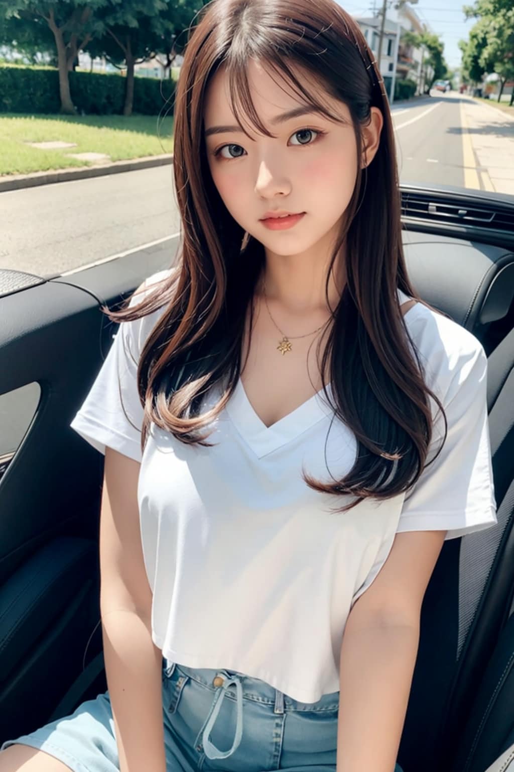 G☆Girl#44 ドライブデート | の人気AIイラスト・グラビア