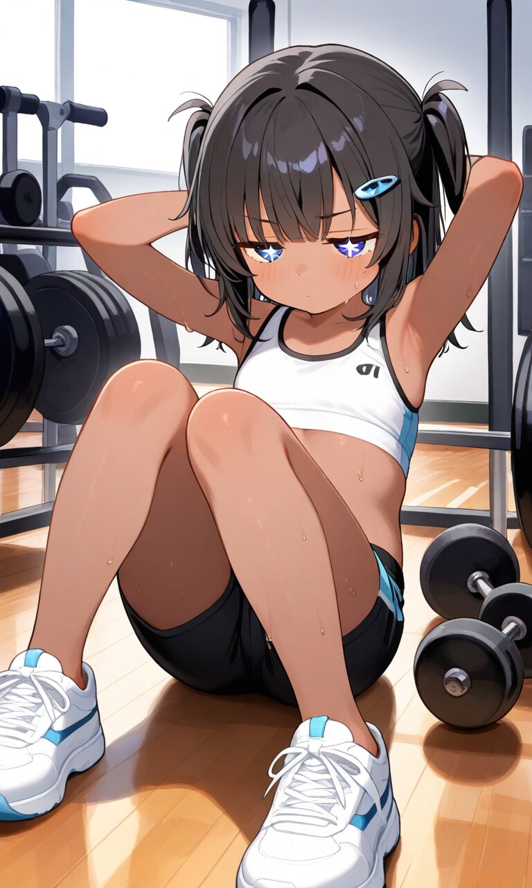 腹筋５０回！